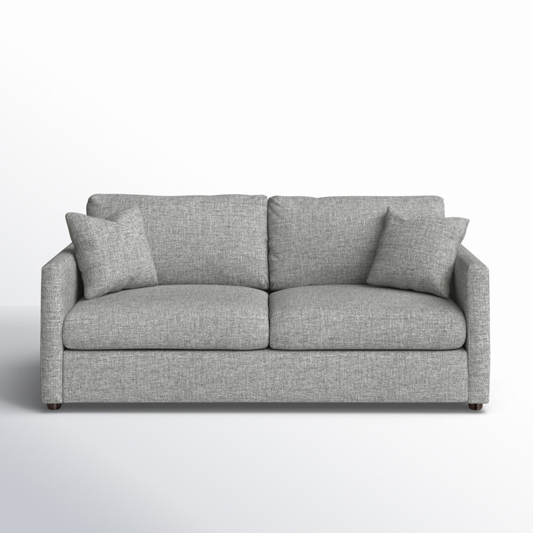 Godwin 75 Upholstered Sleeper Sofa Fabric Cruise Gray Striped
